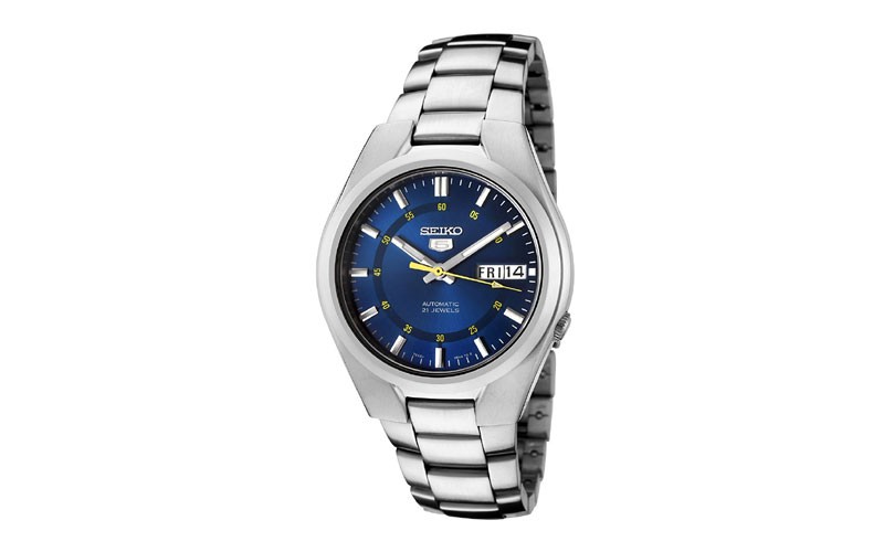 Seiko Mens 5 Japanese Automatic Stainless Steel Casual Watch