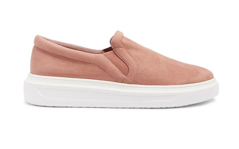 Low Top Faux Suede Sneakers