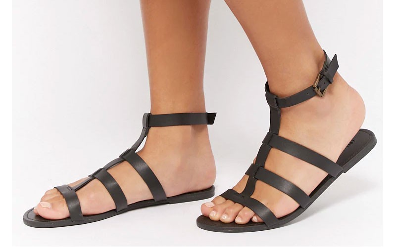 Caged Gladiator Sandals