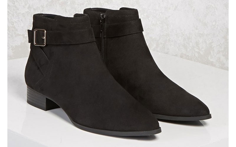 Faux Suede Booties