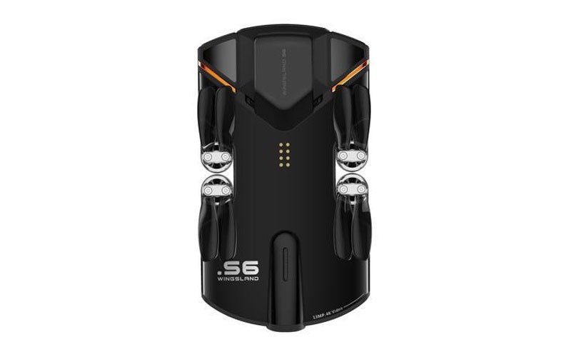 Wingsland S6 (Outdoor Edition) Black Mini Pocket Drone 4K Camera