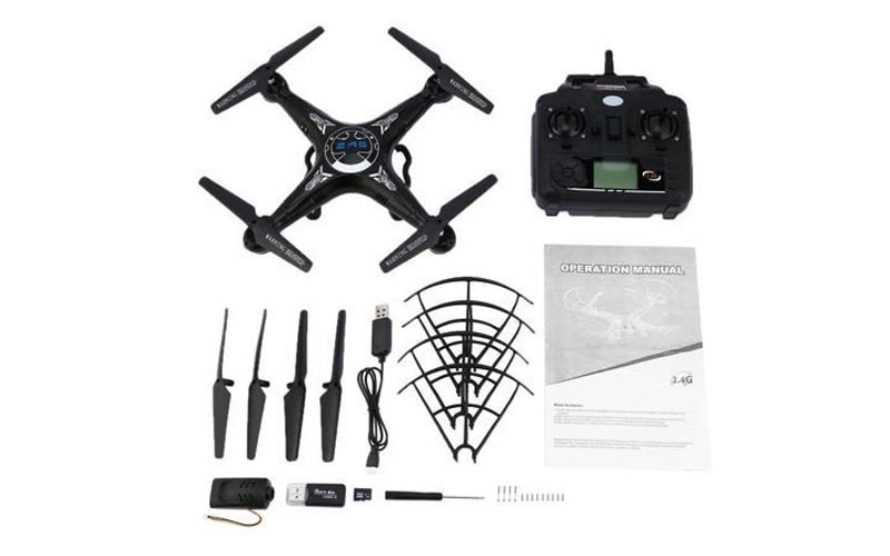 3MP Camera Quadcopter Aircraft Headless Mode Remote Control Mini Drone