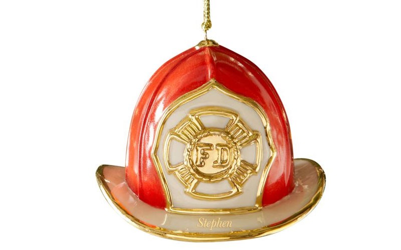 My Very Own Firemans Hat Ornament by Lenox
