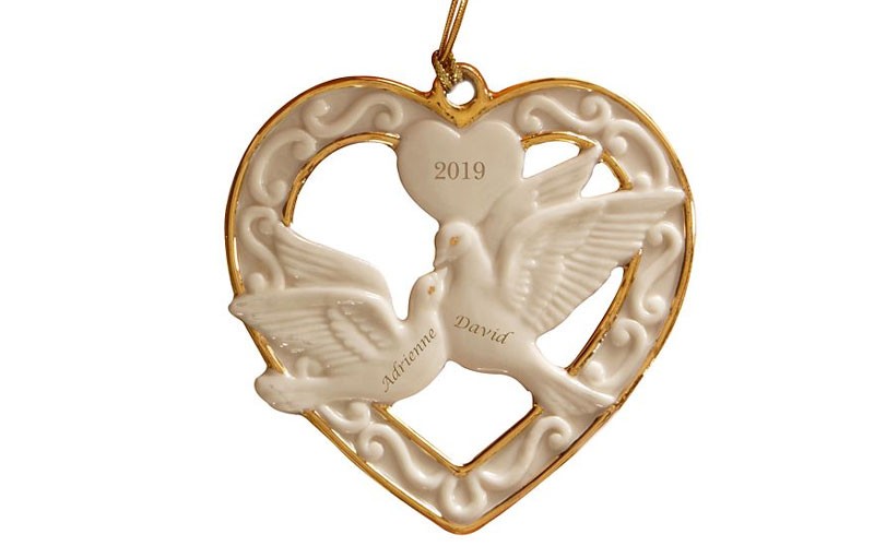Our Love Is Eternal Doves Ornament By Lenox