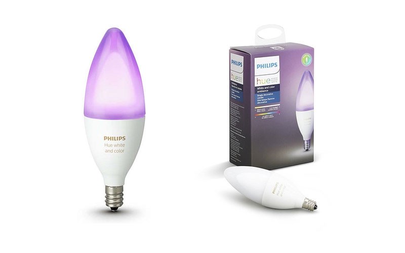 Philips Hue White/Color Gen 3 Ambiance E12 Decorative Candle Dimmable LED Smart