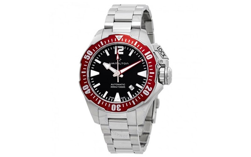 Hamilton Khaki Navy Automatic Black Dial Mens Watch