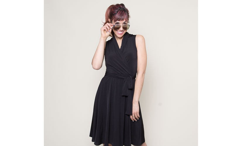 Ruby Dress (Sleeveless) Solid Black