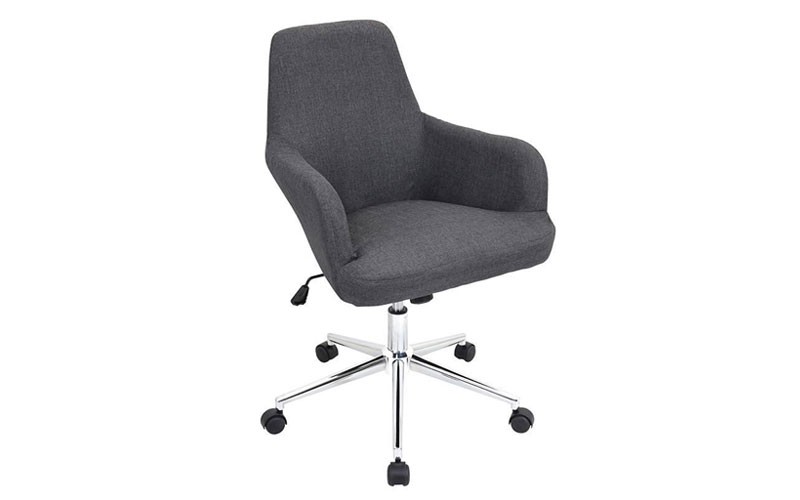 LumiSource OFC-TW-SWISS CL Swiss Acrylic Office Chair Lumisource Ofc-Tw-Swiss Cl