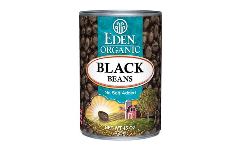 Eden Foods Organic Black Beans No Salt Added 15 oz Cans