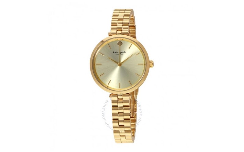 Kate Spade Holland Gold Tone Dial Stainless Steel Ladies Watch
