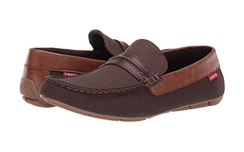 Levis Shoes Warren Canvas Burnish Mens Shoes