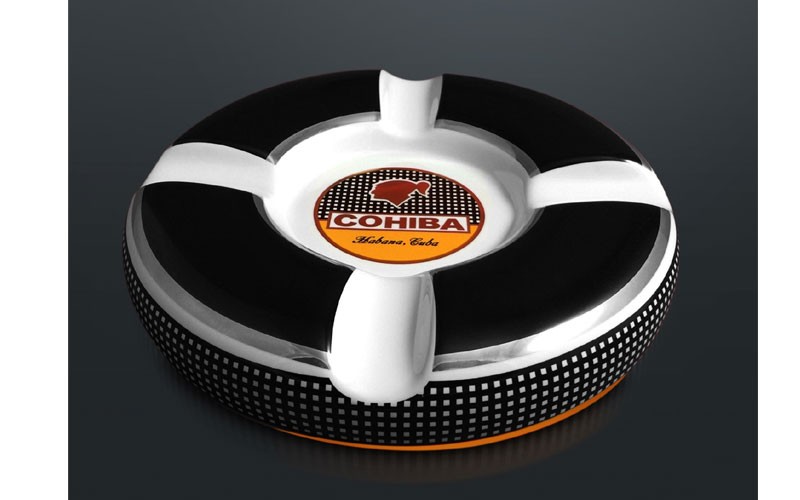 Cohiba Habana Cuba Cigars Vintage Bone Porcelain Ashtray