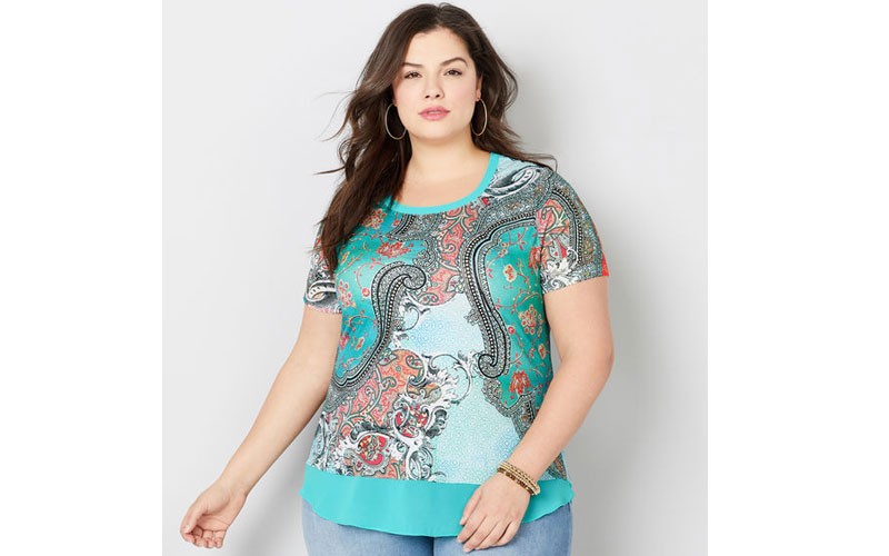 Status Paisley Hi Lo Tunic