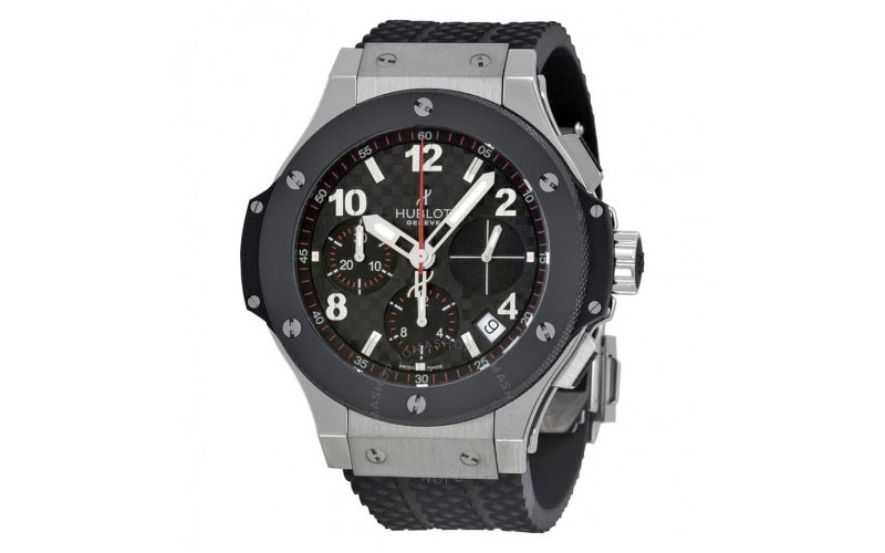 Hublot Big Bang Chronograph Automatic Carbon Fiber Dial Mens Watch