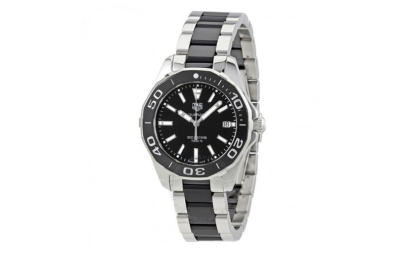 Aquaracer Black Dial Ladies Watch