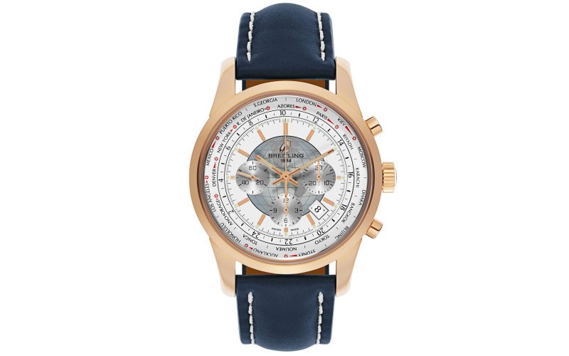 Breitliong Transocean Chronograph Unitime Mens Watch