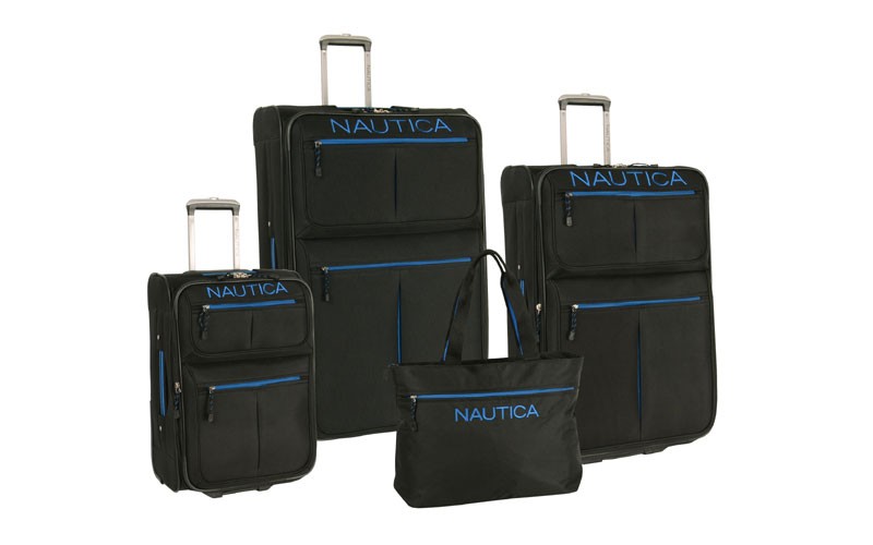 Nautica Maritime II 4 Piece Expandable Wheeled Luggage Set
