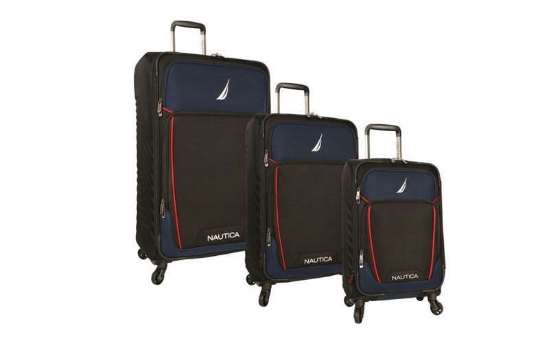 Nautica Dockyard 3 Piece Expandable Spinner Luggage Set