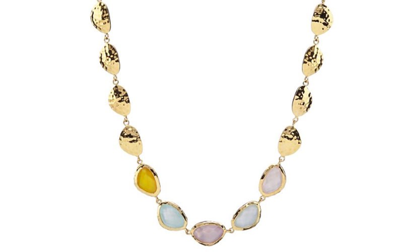 Multicolor Chalcedony Necklace by Lenox