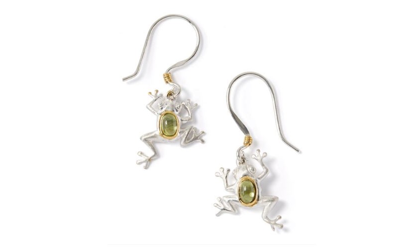 Climbing Frog Earrings by Lenox