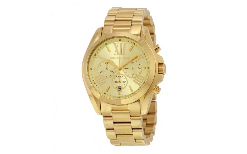 Michael Kors Bradshaw Chronograph Champagne Dial Unisex Watch