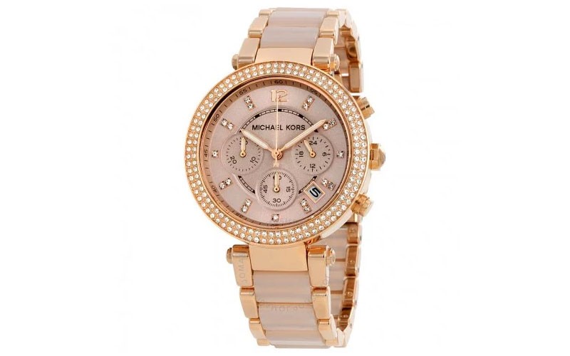 Michael Kors Parker Blush Dial Ladies Watch