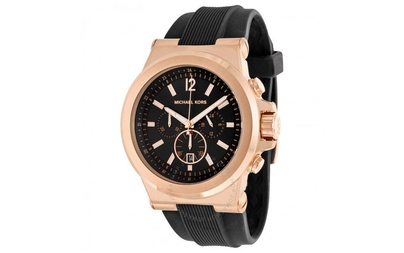 Michael Kors Dylan Chronograph Black Dial Mens Watch