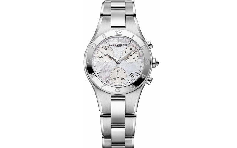 Baume & Mercier Linea Chronograph Womens Watch 10012