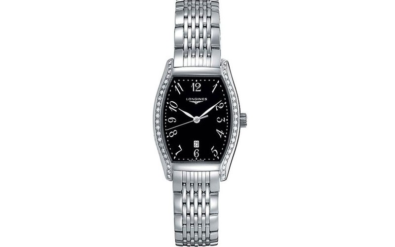 Longines Evidenza Black Dial Mens Watch