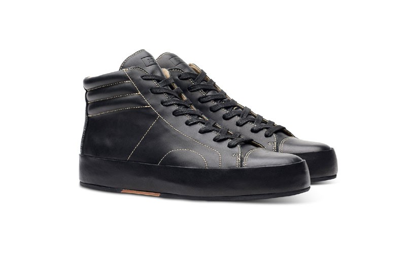 Eighty Six Black Leather Men Shoes