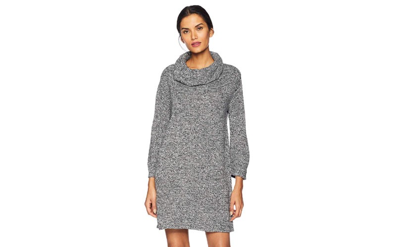 Nine West Cowl Neck Shift Dress w/ Dolman Sleeve