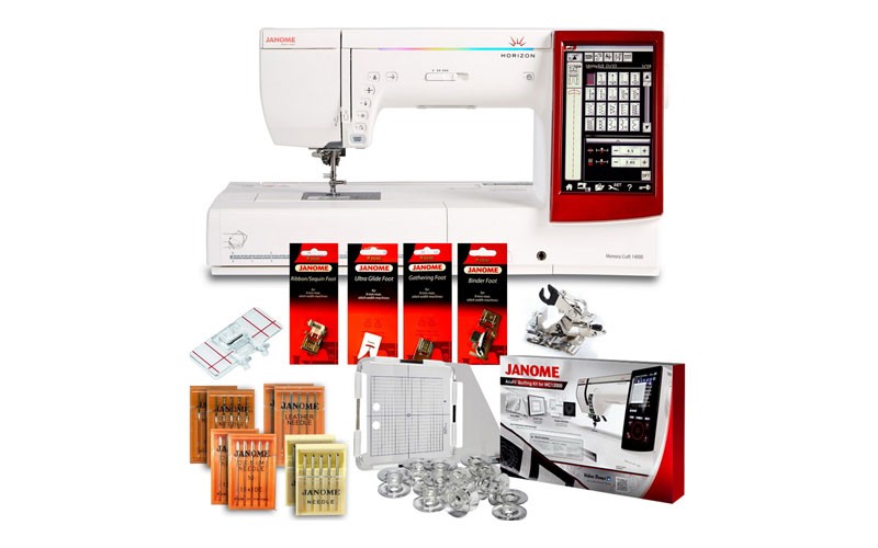Janome Horizon Memory Craft 14000 Sewing, Embroidery, & Quilting Machin