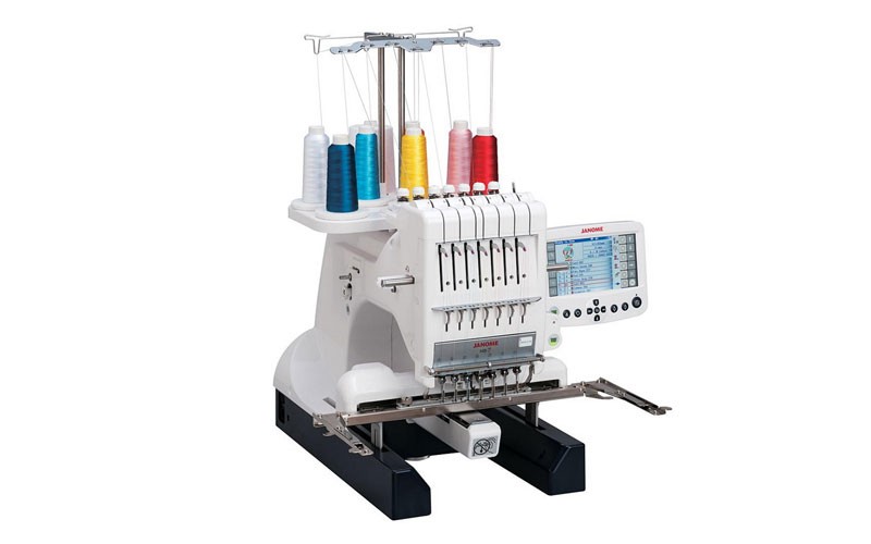 New! Janome MB-7 Seven-Needle Embroidery Machine