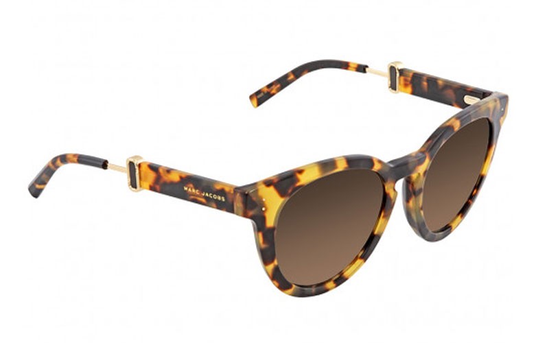 Marc Jacobs Brown Gradient Cat Eye Ladies Sunglasses 
