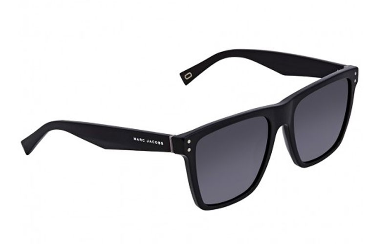 Marc Jacobs Grey Gradient Rectangular Sunglasses