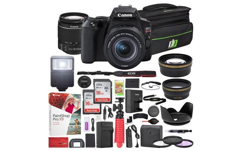 Canon EOS Rebel SL3 DSLR 4K Camera EF-S 18-55mm f/3.5-5.6 IS II Lens