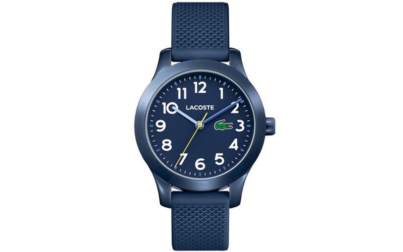 Lacoste 12.12 Kids Watch Navy Blue Case & Dial Silicone Strap 50M