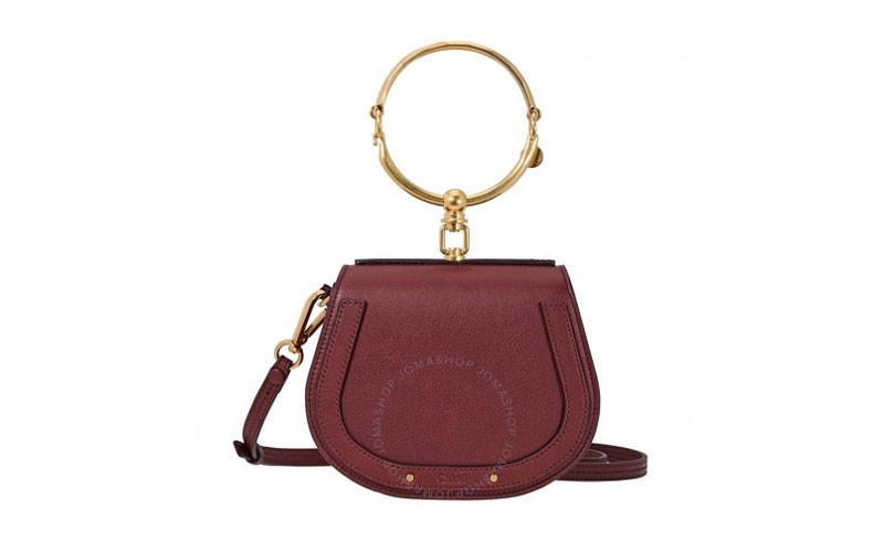 Chloe Nile Small Bracelet Bag Sienna Red