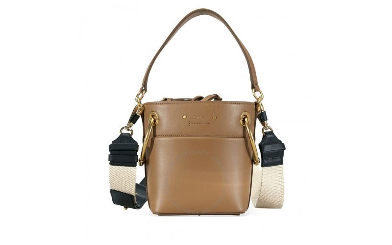 Chloe Mini Roy Bucket Bag Nut