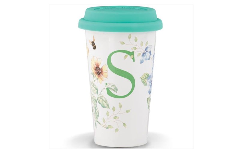 Butterfly Meadow Thermal Travel Mug