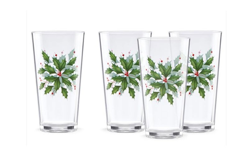 Holiday 4-piece Acrylic Tumbler Set