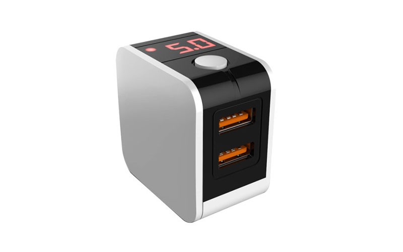QC-001 Dual USB Wall Charger Power Adapter