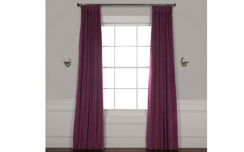 Signature Cabernet Blackout Velvet Curtain