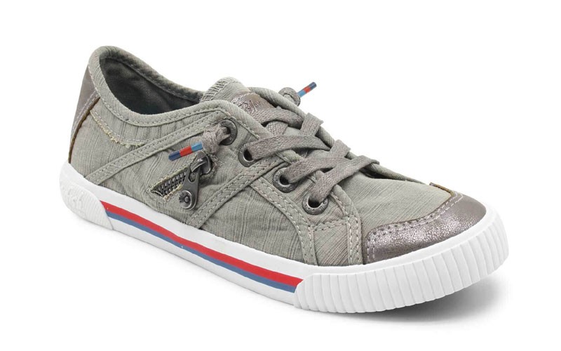 Blowfish Shoes Frizbee Low Rise Sneakers in Wolf Grey