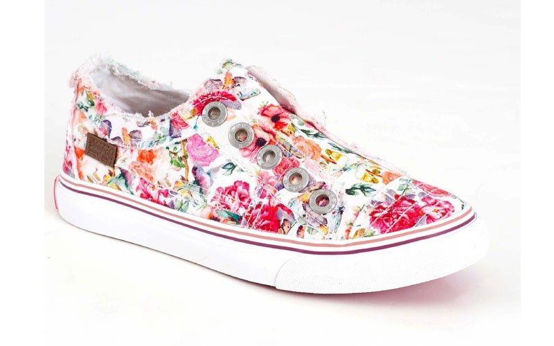 Blowfish Shoes Floral Play Slip-On Laceless Sneakers for Girls