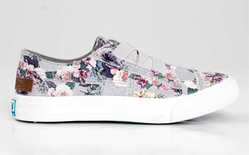 Blowfish Shoes Marley Slip-On Sneakers in Grey Bella Floral