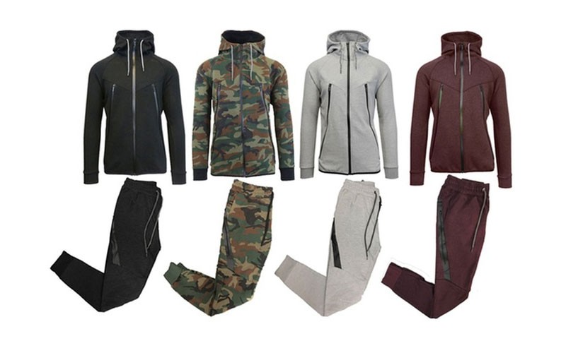 Mens Tech Fleece Hoodie & Jogger Set