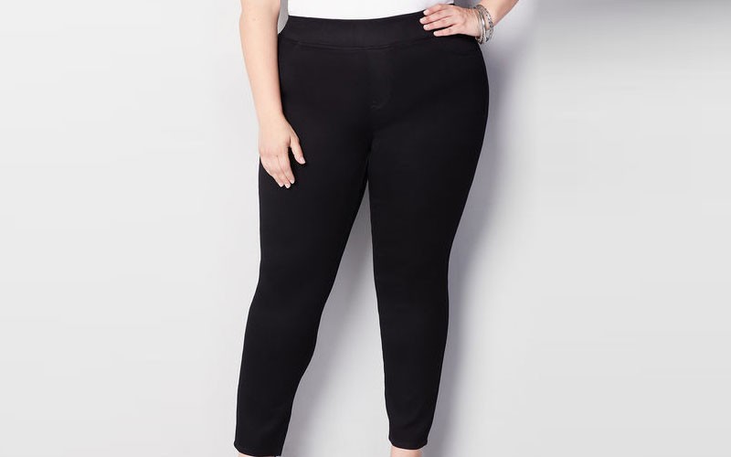 Butter Denim Pull-On Skinny Jean In Black