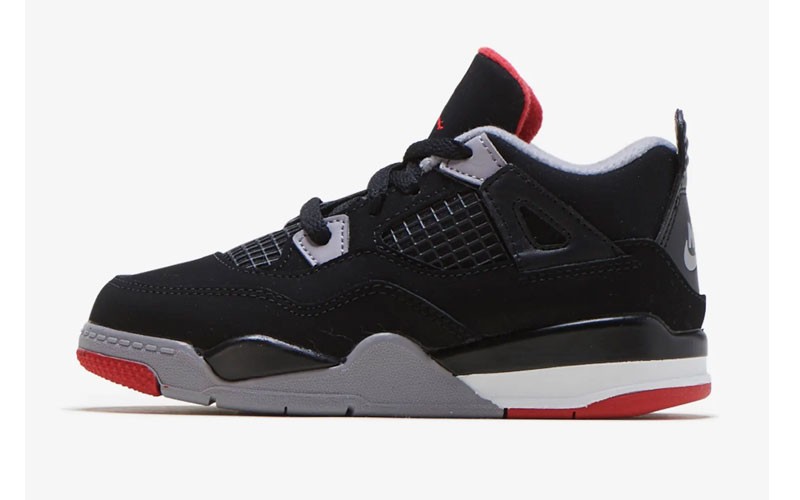 Jordan Retro 4 Bred Kids Shoes