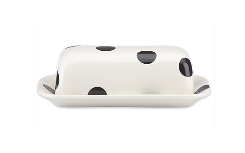 Kate Spade New York Deco Dot Covered Butter Dish